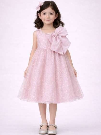 LIL SPROUTZ Girls Net
                    Empire Dress