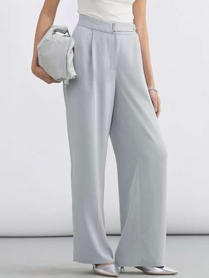 Allen Solly Woman
                        Women Pleated Trousers