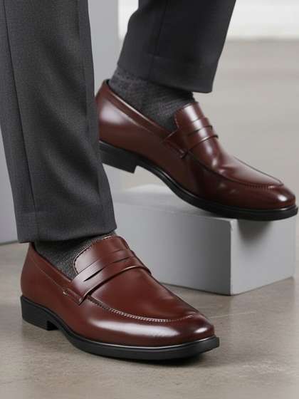 Anouk Men Round Toe
                      Formal Slip-Ons