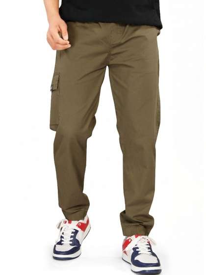 UNOseven Boys Smart
                      Tapered Fit Easy Wash Cargos Trousers