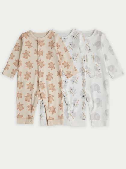 mothercare Unisex Kids
                    Pack of 3 Printed Sleepsuit