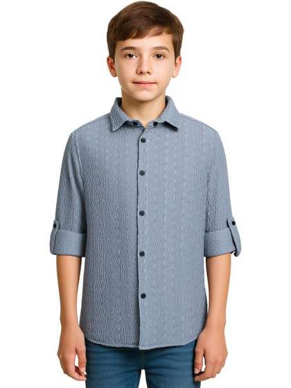 CHARCHIT Boys Comfort
                    Casual Shirt