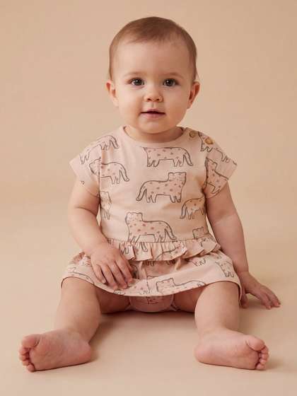 mothercare Infant Girls
                    Printed Bodysuit