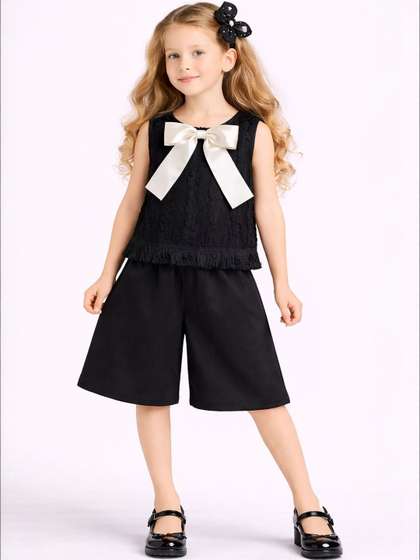 LIL SPROUTZ Girls Net
                    Fit & Flare Dress