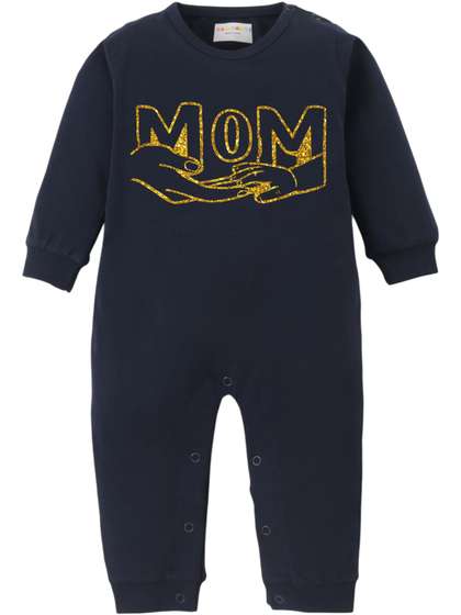 BLUSHES Infants Mom
                    Printed Pure Cotton Full Sleeves Rompers