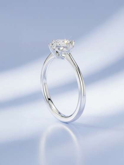 Truly by glitchez 925
                      Sterling Silver Lab Grown With 0.78 Carat Ring
                      Diamond - 1.724g