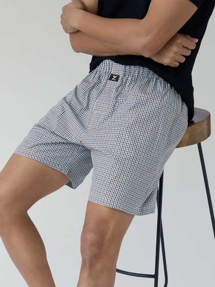 XYXX Men Cotton
                        Checkered Boxer Shorts