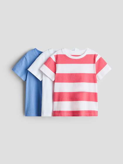 H&M 3-pack Cotton
                      T-shirts