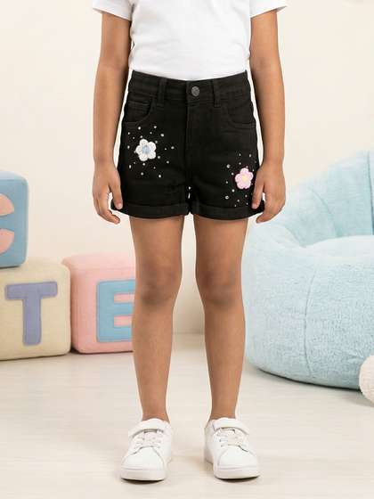 KiddoPanti Girls Denim Shorts