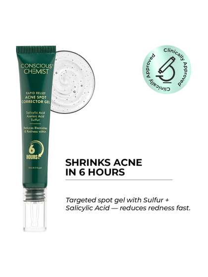 Conscious Chemist
                          Rapid Relief Acne Spot Corrector Gel - 15ml