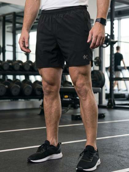 HRX by Hrithik
                        Roshan Men Training or Gym Mid-Rise Sports
                        Shorts