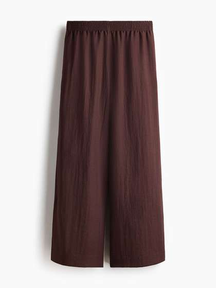 H&M Linen-blend
                        Ankle-length Trousers