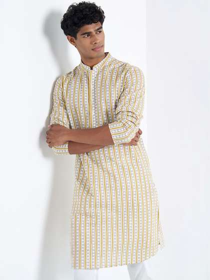 indus route by
                        Pantaloons Men Printed Kurta