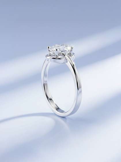 Truly by glitchez
                        925 Sterling Silver Lab Grown Diamond With 0.94
                        CT Ring Diamond - 2.166g