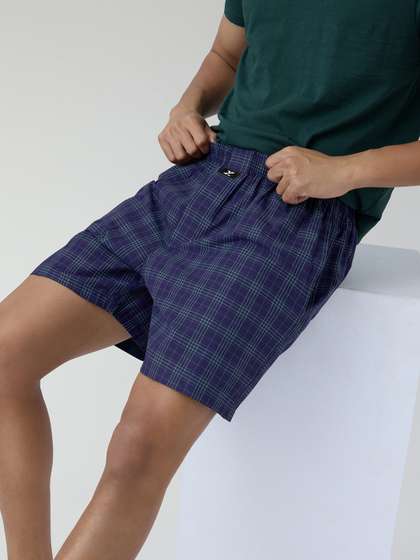 XYXX Men Cotton
                        Checkered Boxer Shorts