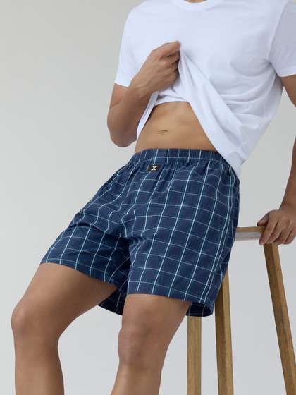 XYXX Men Cotton
                          Checkered Boxer Shorts