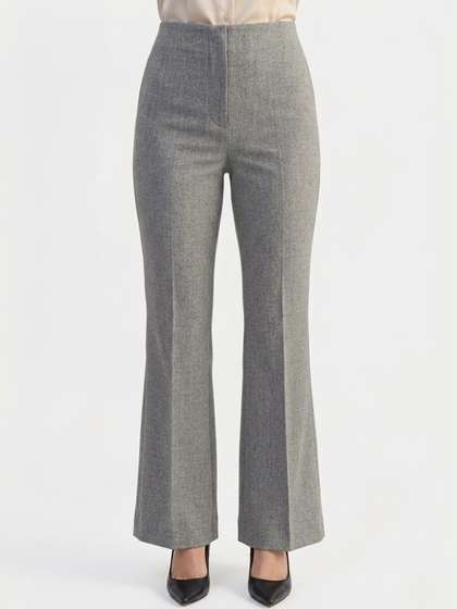 HIGH BUY Women
                        Tailored Flared High-Rise Trousers