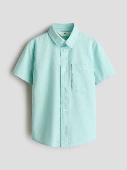 H&M Short-sleeved
                    Cotton Shirt