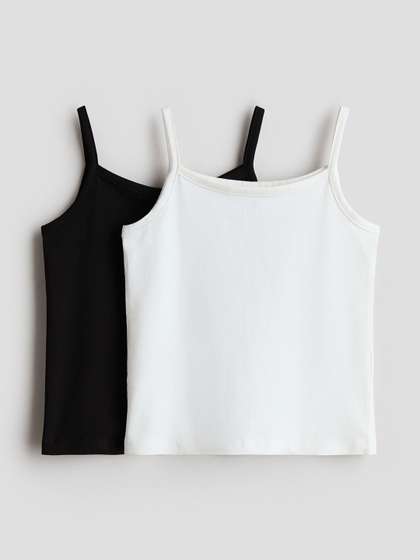 H&M 2-pack Cotton
                    Strappy Tops