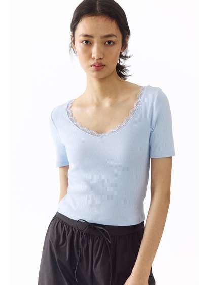 H&M Rib-Knit
                        Top