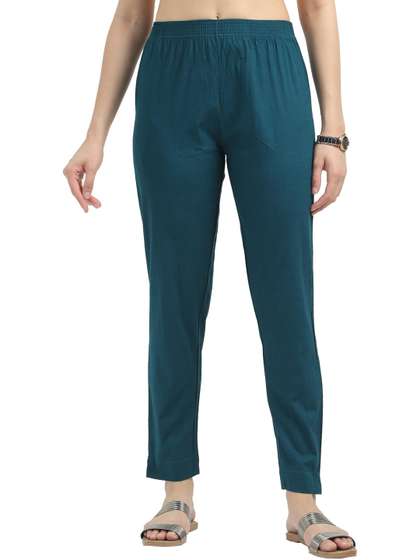 KN Textiles Women
                      Everyday Slim Fit Trousers