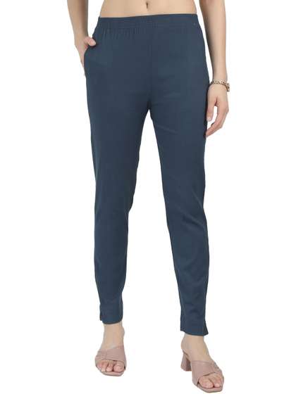 KN Textiles Women
                      Everyday Slim Fit Trousers