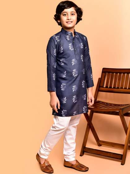 PRINTCULTR Boys Ethnic
                      Motifs Printed Regular Kurta with Pyjamas