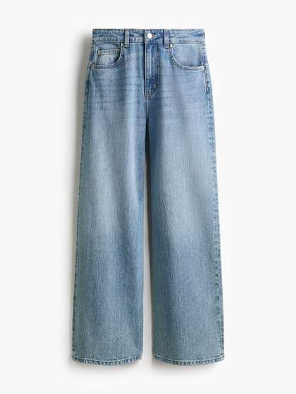 H&M Wide High
                      Waist Jeans