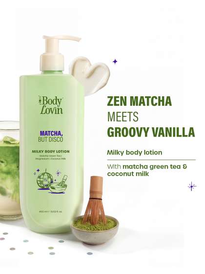 Plum Matcha, But
                        Disco Milky Body Lotion - 400 ml