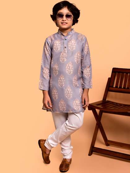 PRINTCULTR Boys Ethnic
                    Motifs Printed Regular Kurta with Churidar
