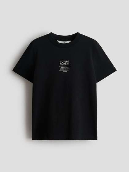 H&M Printed Cotton
                    T-shirt