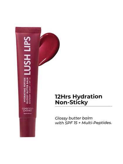 Conscious Chemist
                        Multi Peptide & Shea Butter Infused Lip Balm
                        - Raspberry Gummy