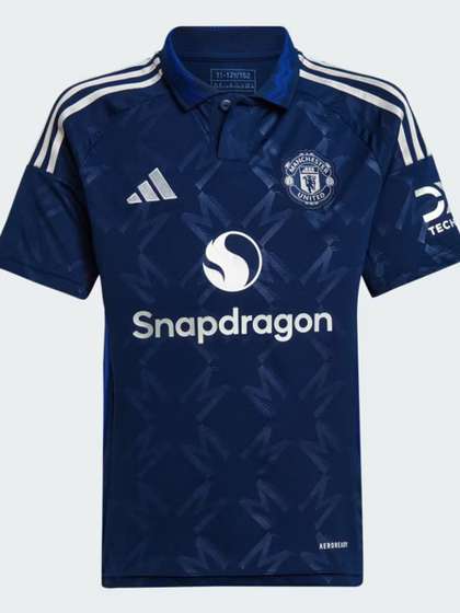 ADIDAS Kids Manchester
                    United Printed Polo Collar Aeroready Sports T-shirt