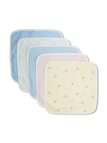 MINI KLUB Set Of 5
                    Printed Cotton Wash Cloth