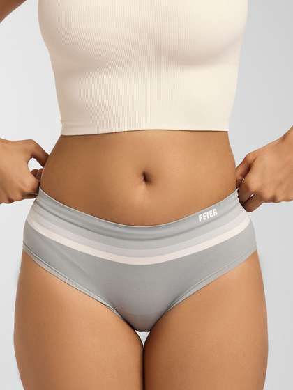 FEIER Women Striped
                      Hipster Briefs