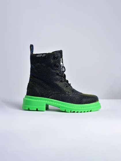 HOPUP Kids Embellished
                    Chunky Boots