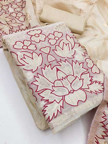 HMP Fashion
                          Embroidered Unstitched Dress Material