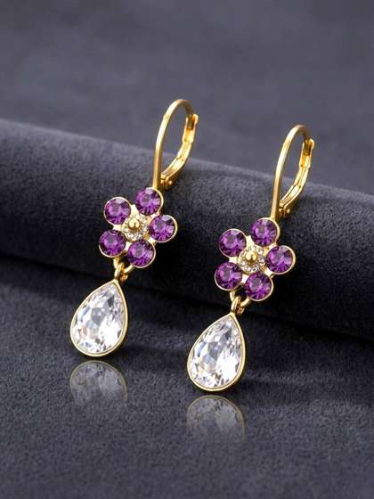 RAPPERSSHOP Floral
                        Drop Earrings