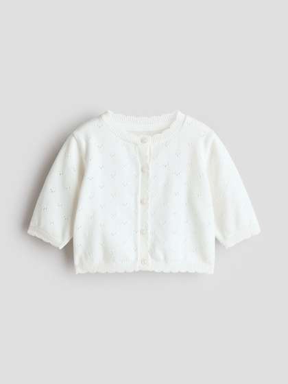 H&M Cotton Pointelle
                    Cardigan