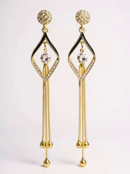 RAPPERSSHOP
                        Geometric Drop Earrings
