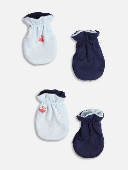 MINI KLUB Pack Of 2
                    Organic Cotton Reversible Mittens