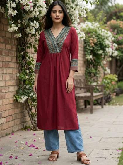 Varanga Women Ethnic
                        Motifs Printed Kurta