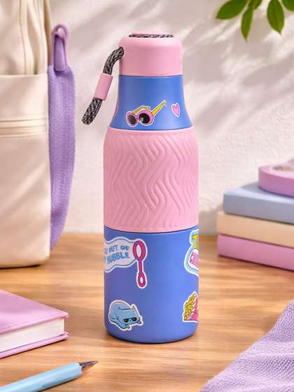 Zappy Kids Laven Rebel
                    Printed Stainless Steel Insulated Water Bottle 700
                    ml