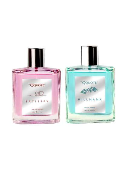 QQUOTE Set Of 2
                        Satissfy & Hillmank Long Lasting Eau De
                        Parfum - 100 ml Each