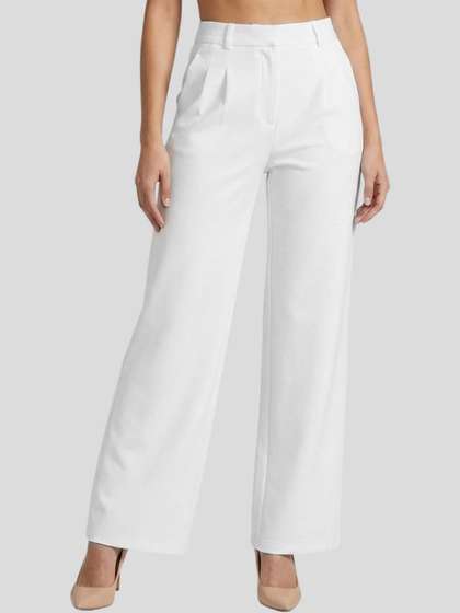 Chemistry Women
                      Relaxed High-Rise Easy Wash Pleated Trousers