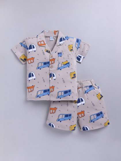 Dollar Boys Printed
                    Shirt with Shorts