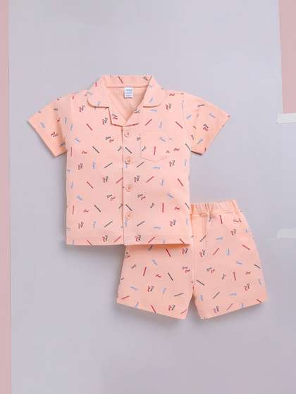 Dollar Boys Printed
                    Shirt with Shorts