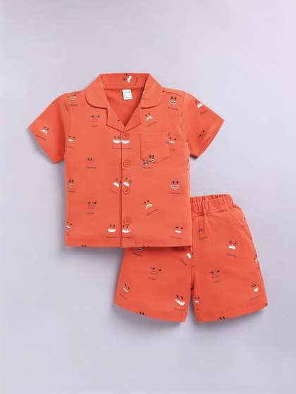 Dollar Boys Printed
                    Shirt with Shorts