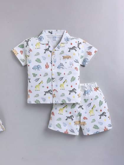 Dollar Boys Printed
                    Shirt with Shorts