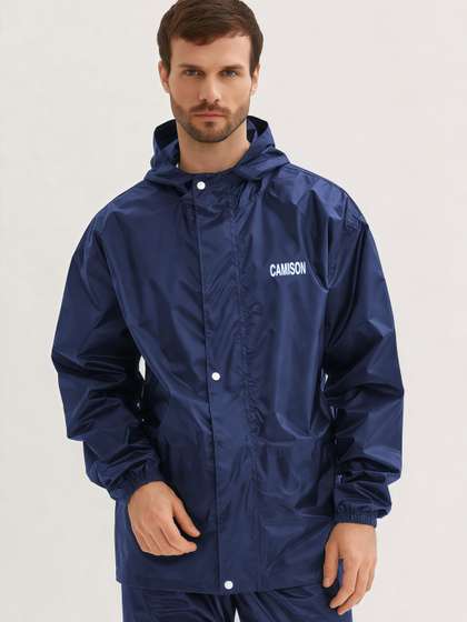 CAMISON Hooded
                        Waterproof Reversible Rain Jacket